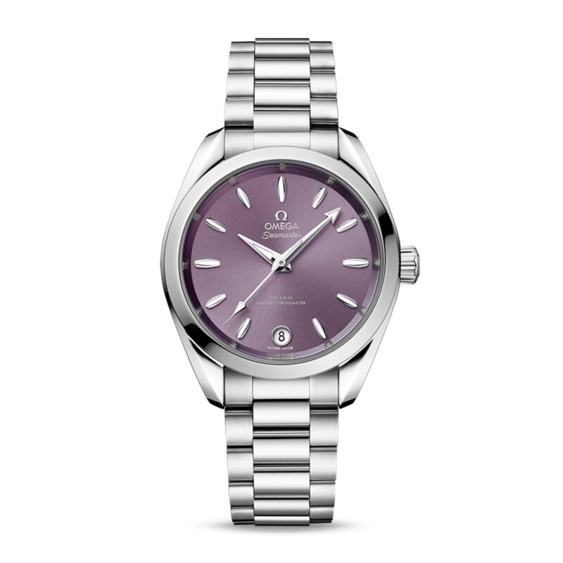 Seamaster Aqua Terra 150m Co-Axial Master Chronometer 34mm Ladies Watch Purple