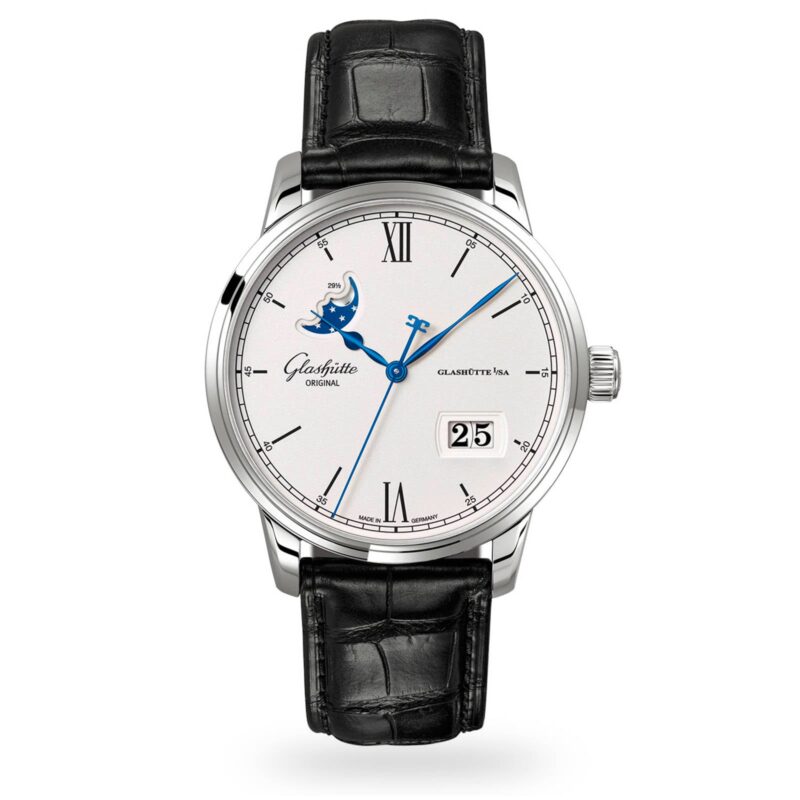 Senator Excellence Panorama Date Moon Phase Mens Watch
