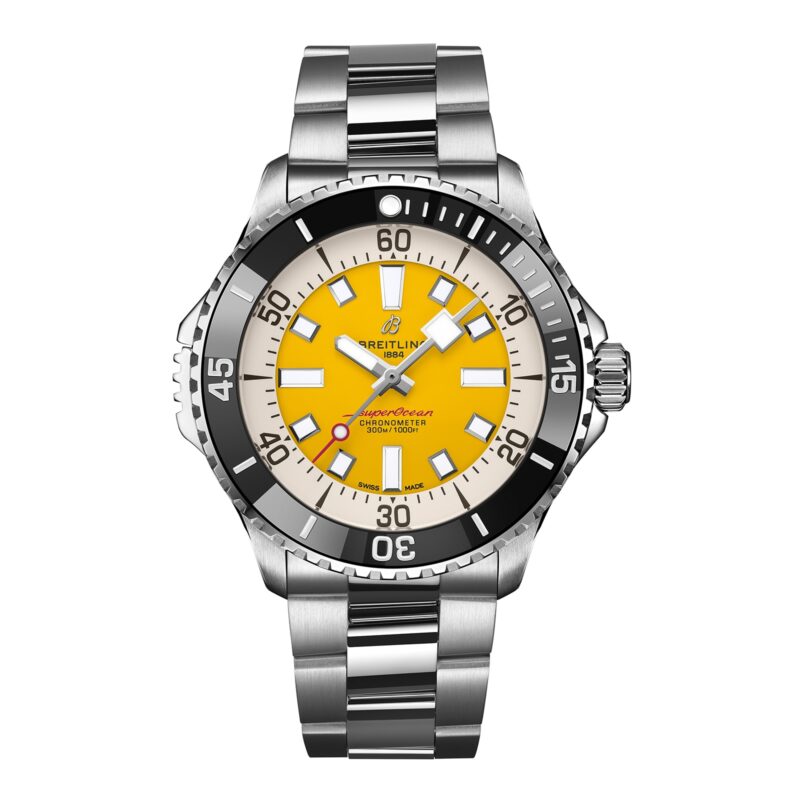 Superocean Automatic Code Yellow UK Edition 46mm Mens Watch Yellow