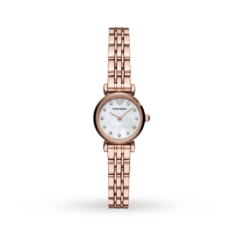 T-Bar Rose Gold and Mother Of Pearl Tone Ladies Watch