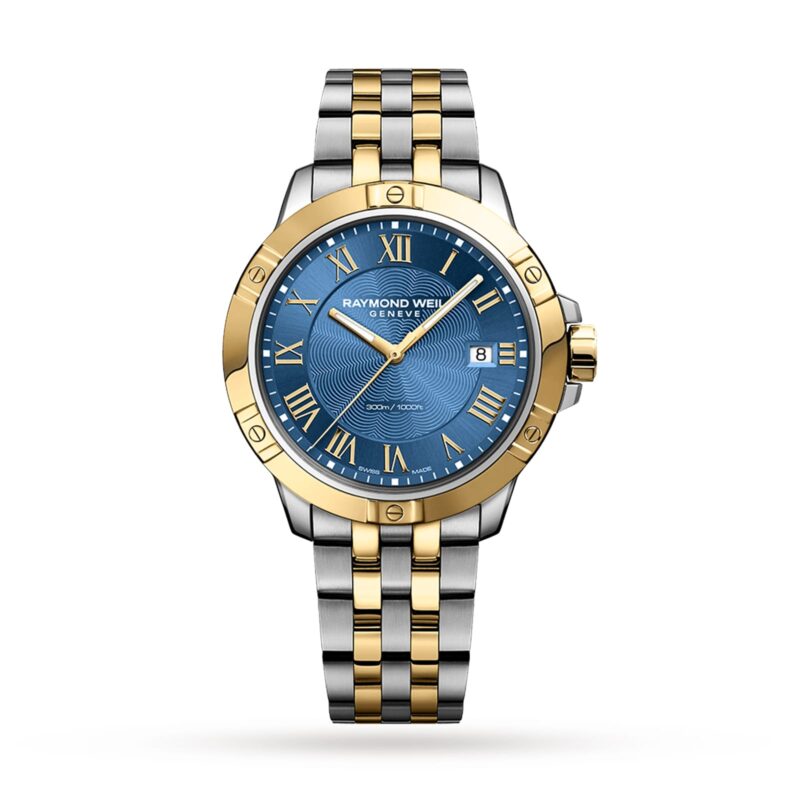 Tango Mens Classic Two-Tone Gold Steel Watch 41mm