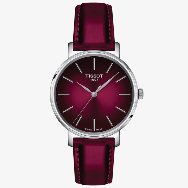 Tissot Everytime Lady Dark Burgundy Watch T143.210.17.331.00