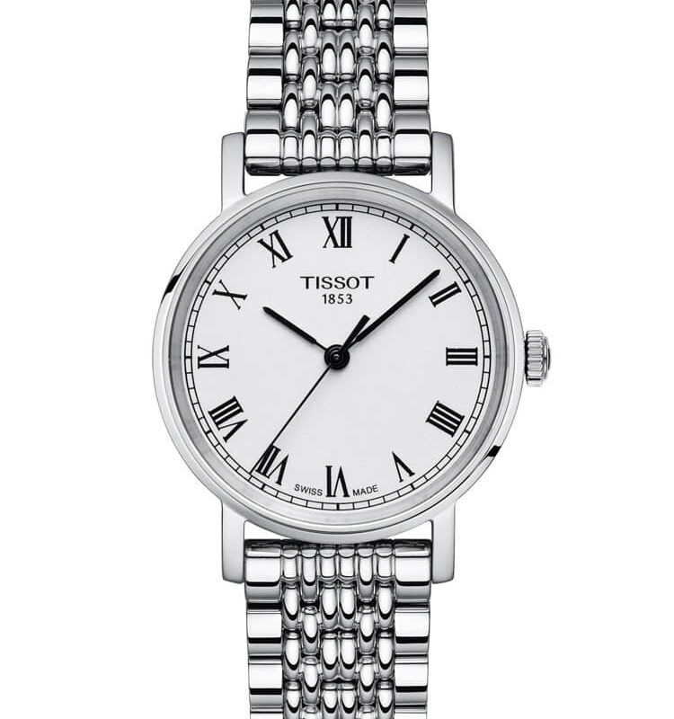 Tissot Ladies Everytime Small Jungfraubahn Edition Silver Dial Stainless Steel Bracelet Watch T109.210.11.033.10