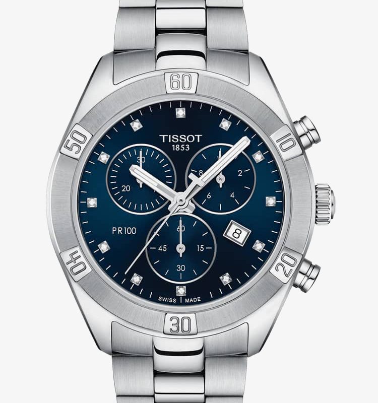 Tissot Ladies PR 100 Sport Chic Chronograph Watch T101.917.11.046.00