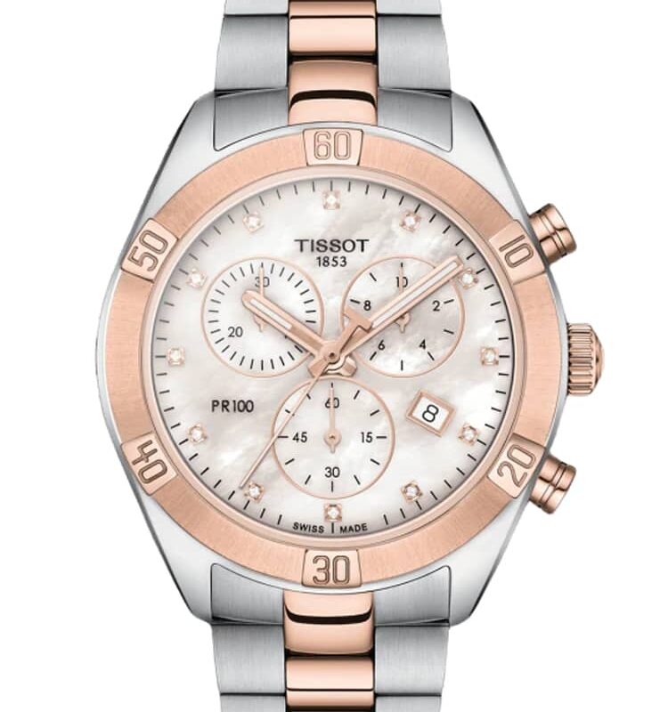 Tissot Ladies PR 100 Sport Chic Chronograph Watch T101.917.22.116.00