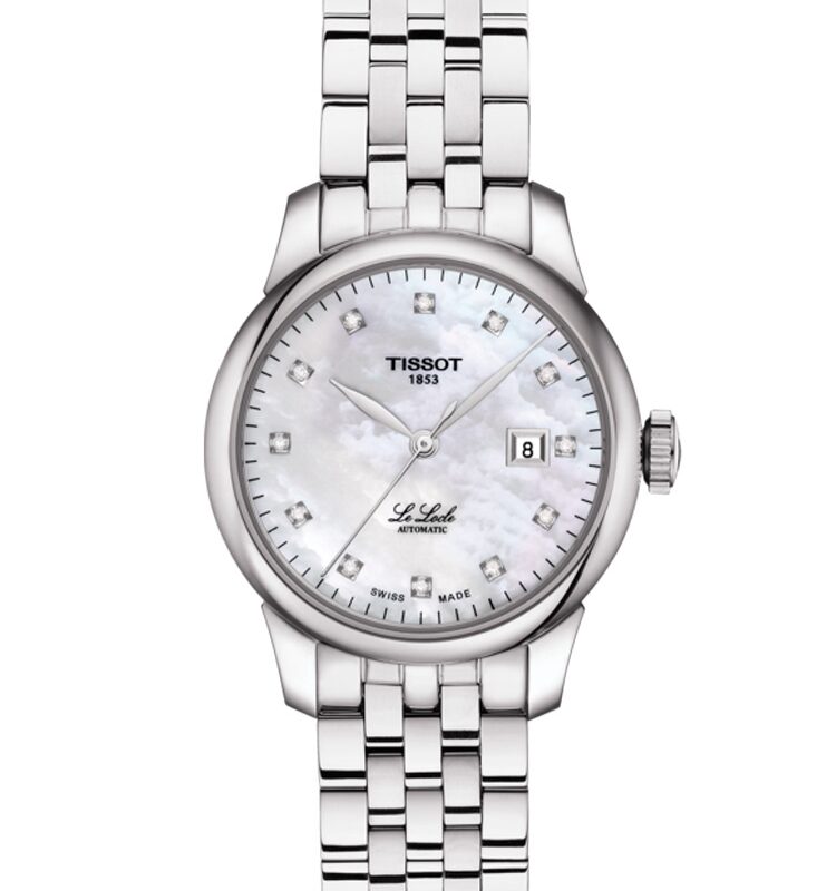 Tissot Ladies T-Classic Le Locle Automatic Lady Diamond Bracelet Watch T006.207.11.116.00