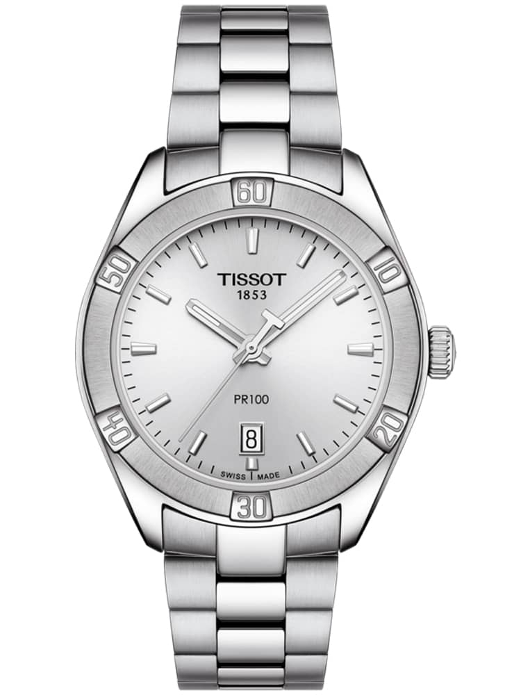 Tissot Ladies T-Classic PR-100 Sports Chic Silver Watch T101.910.11.031.00