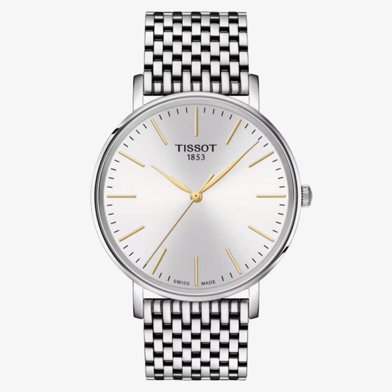 Tissot Mens Everytime Gold Hour Markers Watch T143.410.11.011.01