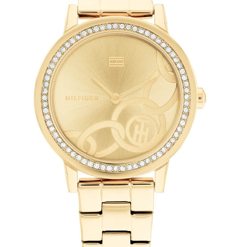 Tommy Hilfiger Ladies Gold Tone Bracelet Watch 1782437