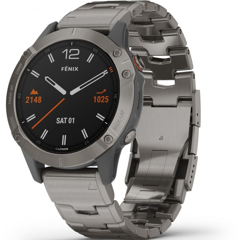 Unisex Garmin fenix 6 Sapphire Bluetooth Smartwatch