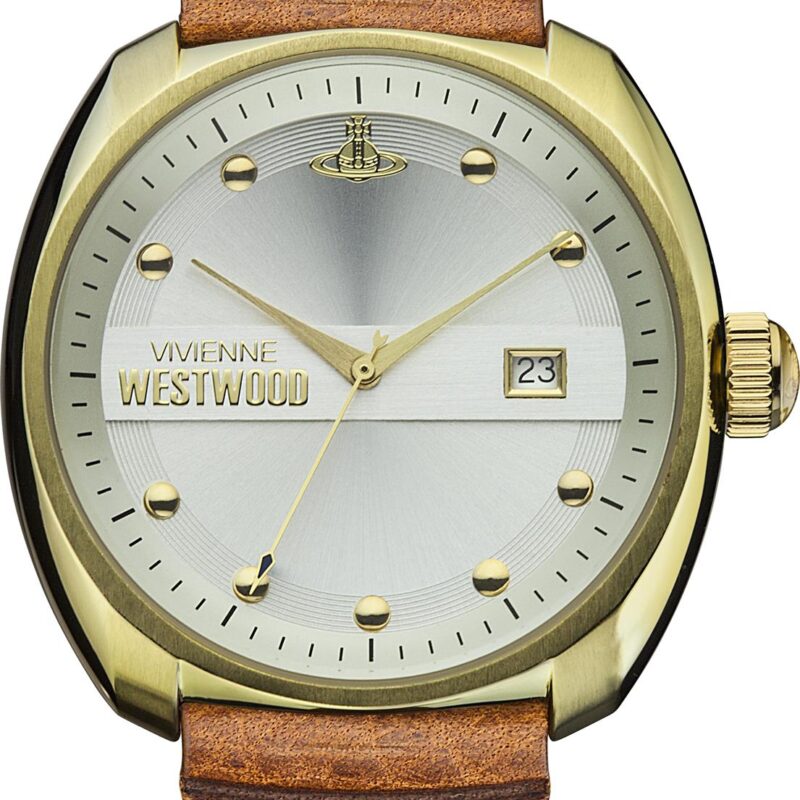 Vivienne Westwood Bermondsey Silver Dial Gold Men's Watch VV080SLTN