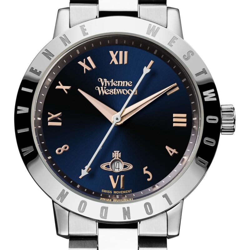 Vivienne Westwood Bloomsbury Stainless Steel Blue Dial Ladies' Watch VV152NVSL