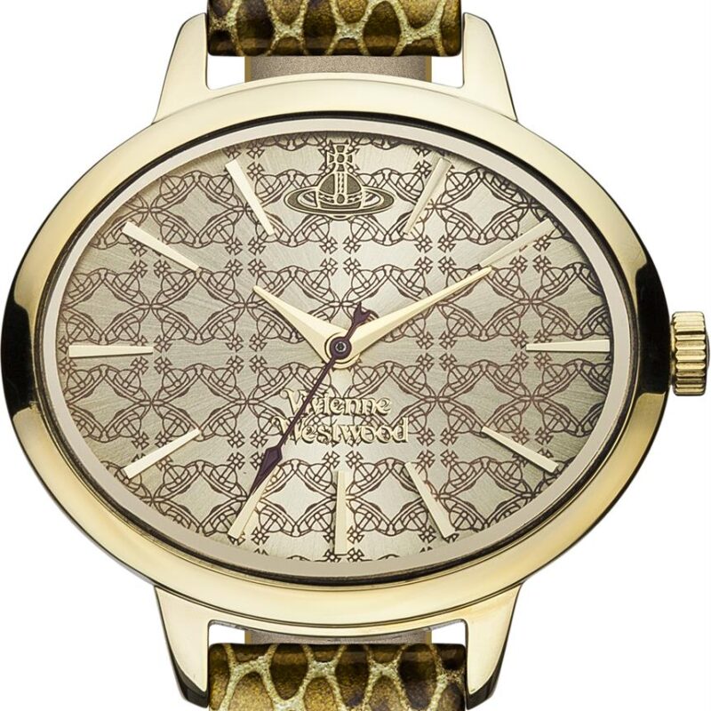 Vivienne Westwood Brondesbury Gold Patterned Ladies' Watch