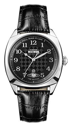 Vivienne Westwood Hampstead Black Leather Strap Men's Watch VV175SLBK
