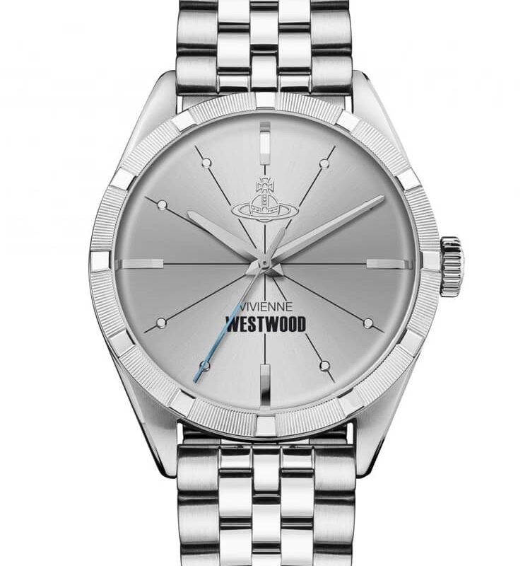 Vivienne Westwood Mens Conduit Silver Dial Bracelet Watch VV192SLSL