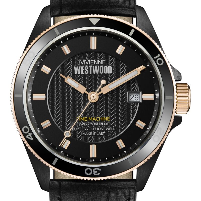 Vivienne Westwood Spitalfields Black Men's Watch VV181RSBK